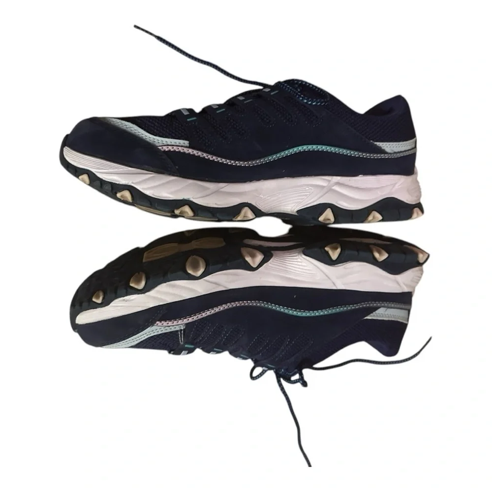 AVIA Memory Foam Women's Blue & White &Light Green  Athletic Sneaker Size 11 - Picture 9 of 9